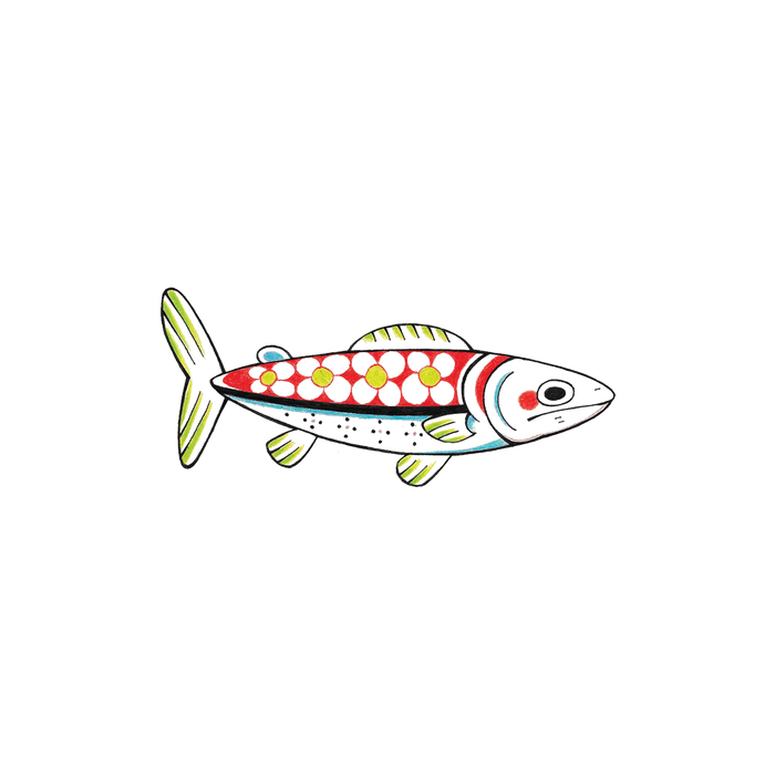 Daisy Fish Tattoo