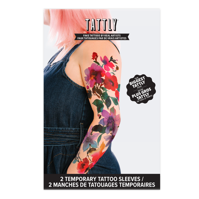 Painted Floral Sleeve Kit