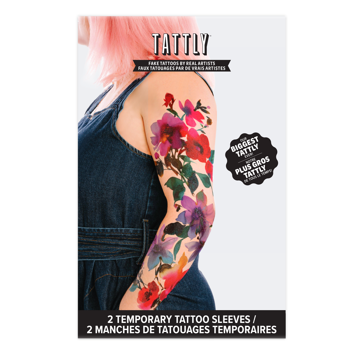 Painted Floral Sleeve Kit