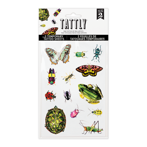 Critters On The Move Tattoo Sheet