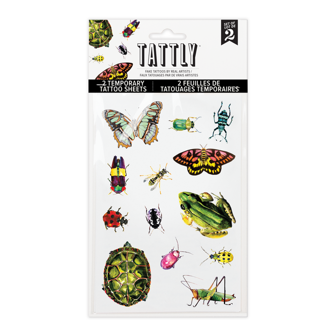 Critters On The Move Tattoo Sheet
