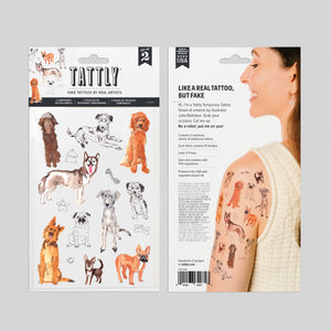 Dog Park Tattoo Sheet