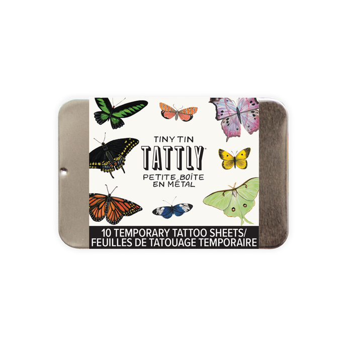 Tiny Butterfly Tattoo Tin