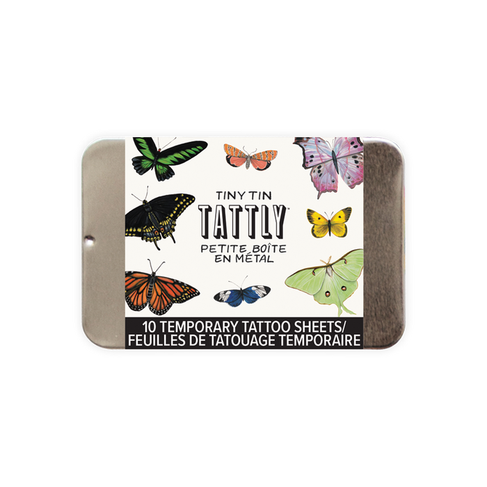 Tiny Butterfly Tattoo Tin