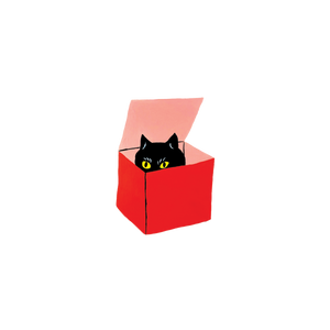 Cat in a Box Tattoo