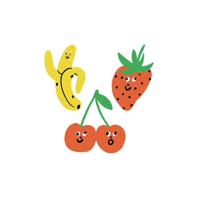 Fruit Faces Tattoo