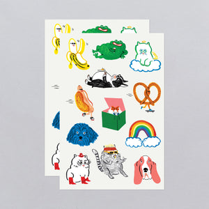 Goofy Chums Tattoo Sheet