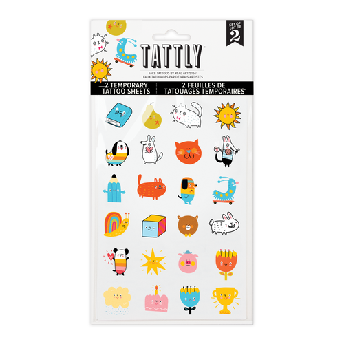 Little Friends Tattoo Sheet