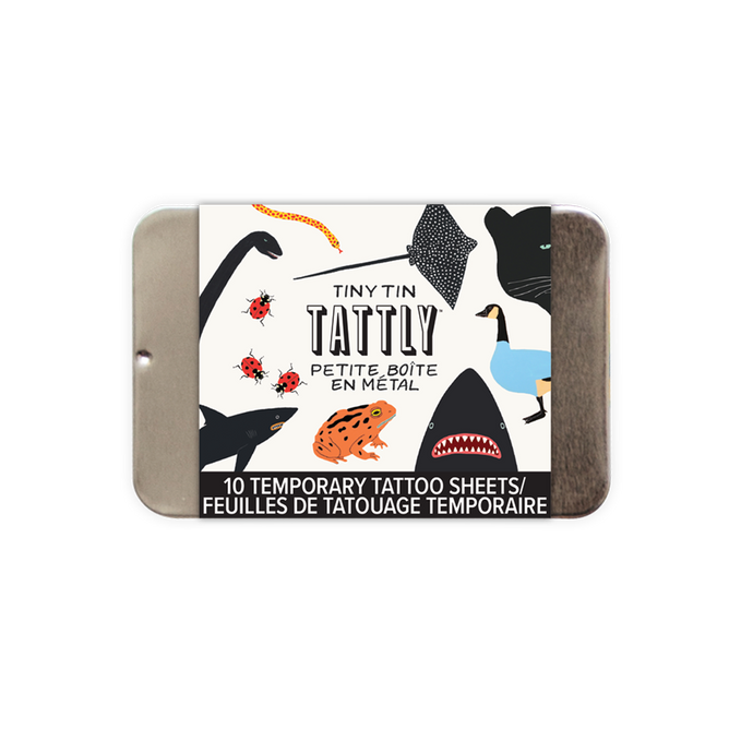 Tiny Animal Tattoo Tin