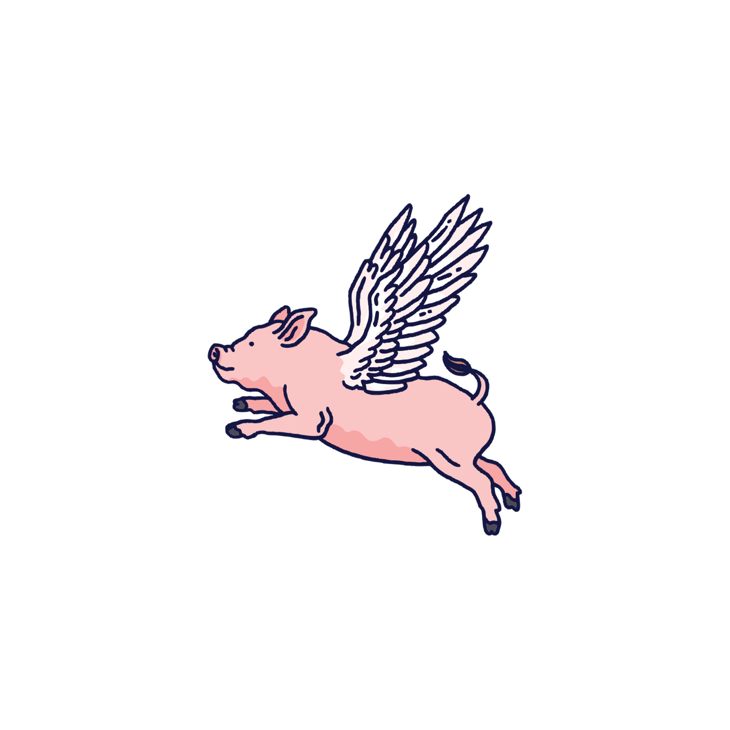 Flying Pig Tattoo