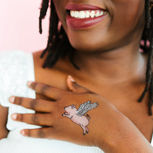 Flying Pig Tattoo