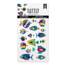 Fish Flurry Tattoo Sheet