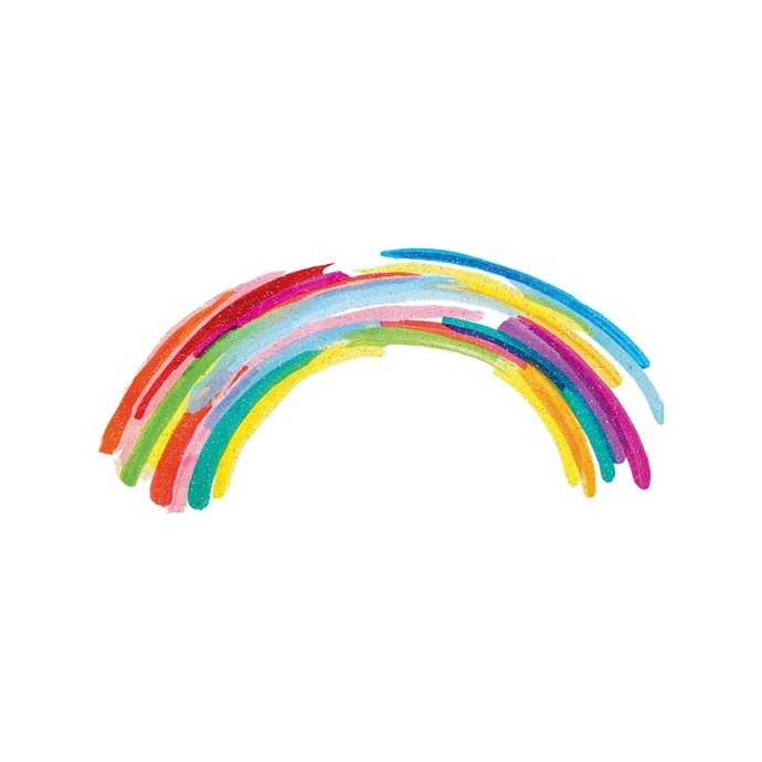 Glitter Rainbow Tattoo