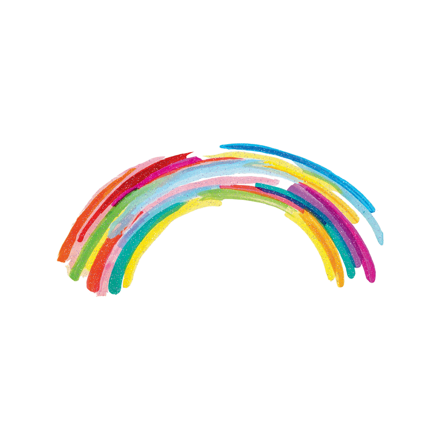 Glitter Rainbow Tattoo