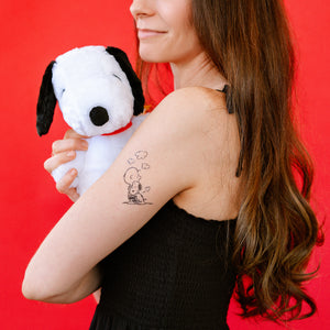 CB + Snoopy Hug Tattoo