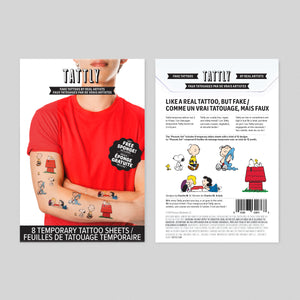 Classic Peanuts Tattoo Set