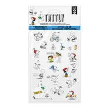 Peanuts Sports Tattoo Sheet