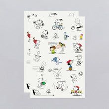 Peanuts Sports Tattoo Sheet