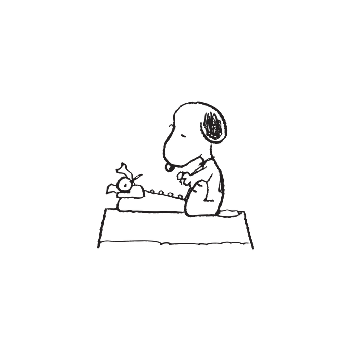 Snoopy Writer Tattoo