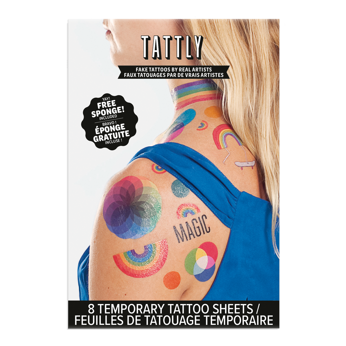 Rainbow Tattoo Set