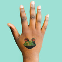 Trippy Frog Tattoo