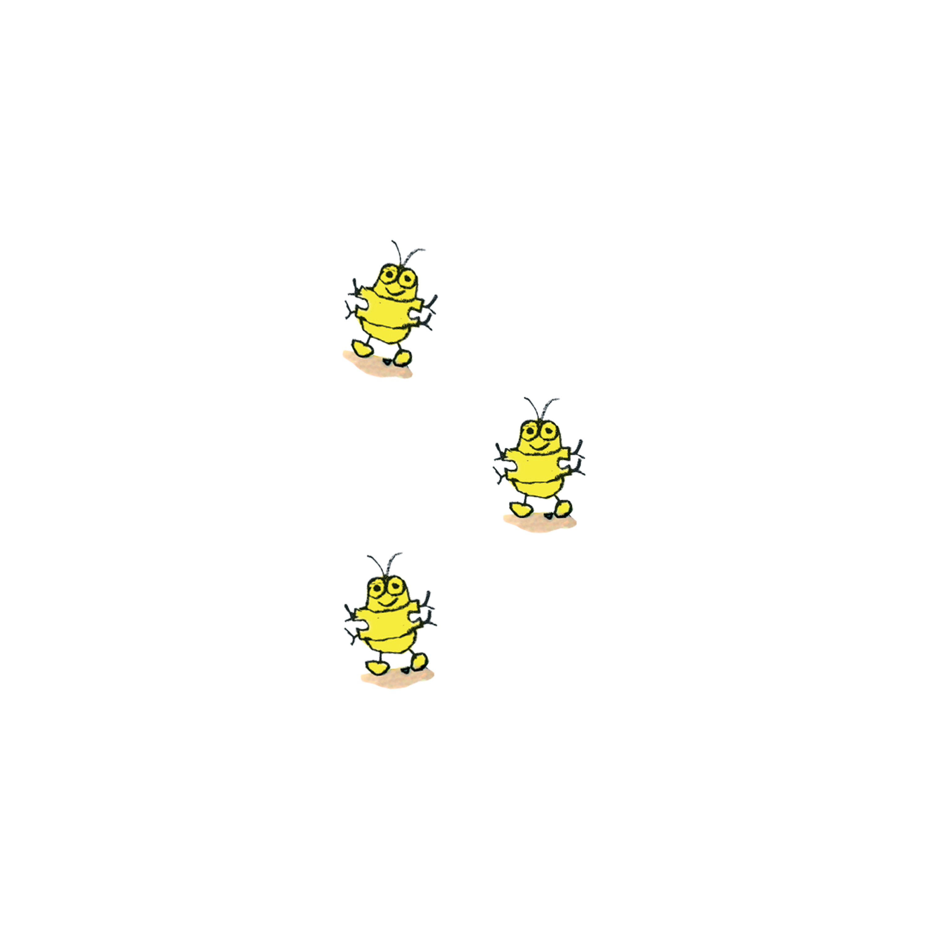 Goldbug Trio Tattoo by Richard Scarry from Tattly Temporary Tattoos