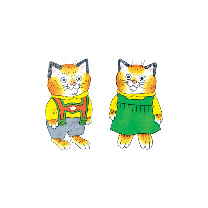 Huckle & Sally Cat Tattoo