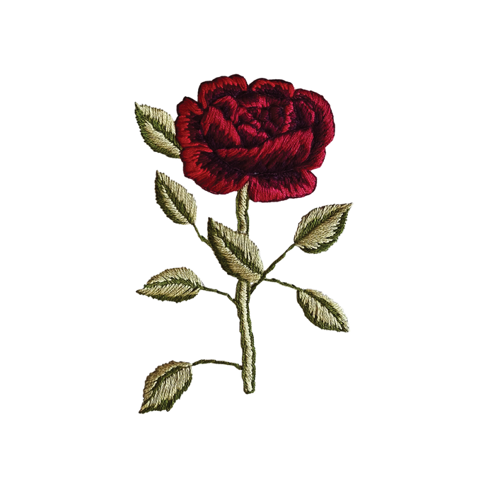 Stitched Rose Tattoo