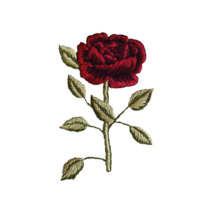 Stitched Rose Tattoo