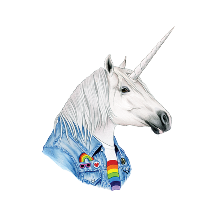 Cool Unicorn Tattoo