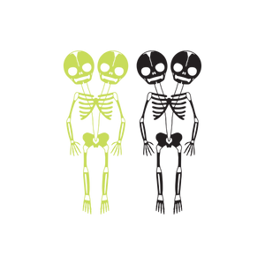 Skeletons (Glow-In-The-Dark) Tattoo
