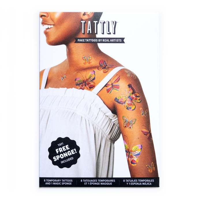 Buy 20 Sheets Butterflies Temporary Tattoos Body Fake Tattoos for Women  Girls Kids Online | Kogan.com