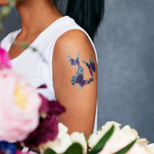 Aqua Butterflies Tattoo