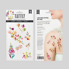 Layered Flora Tattoo Sheet