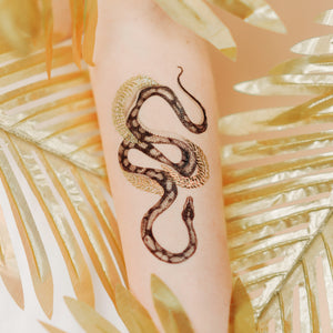 Shimmering Serpent Tattoo