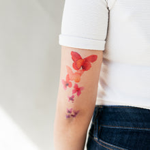 Coral Butterflies Tattoo
