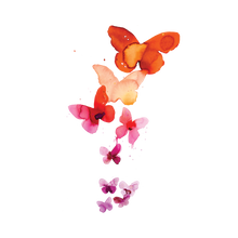 Coral Butterflies Tattoo