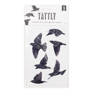 European Starlings Tattoo Sheet