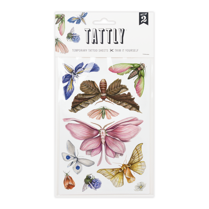 Watercolor Butterflies Set by Stina Persson from Tattly Temporary