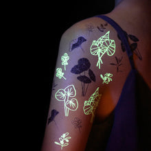 The Glowing Garden Tattoo Sheet (Glow-in-the-Dark)