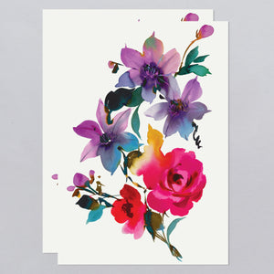 Painted Floral Sleeve Kit