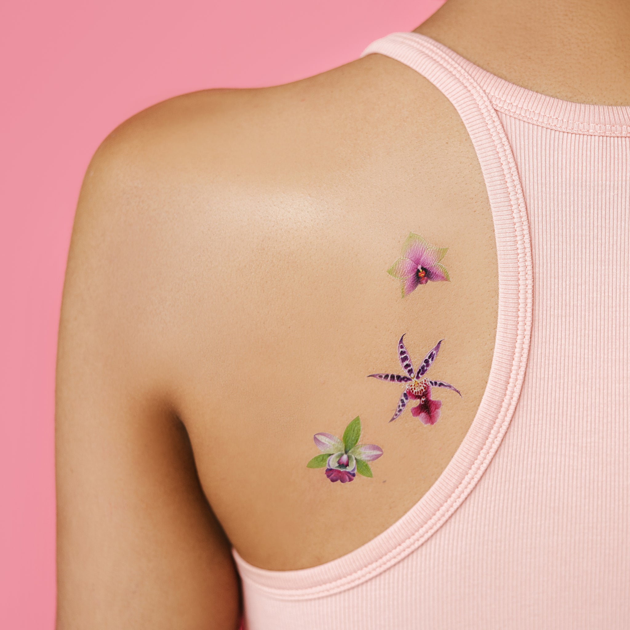 Tattoo uploaded by Tiffy Yuen • #orchid #watercolor #colortattoo #flower  #floral #girl #pretty #fineline • Tattoodo