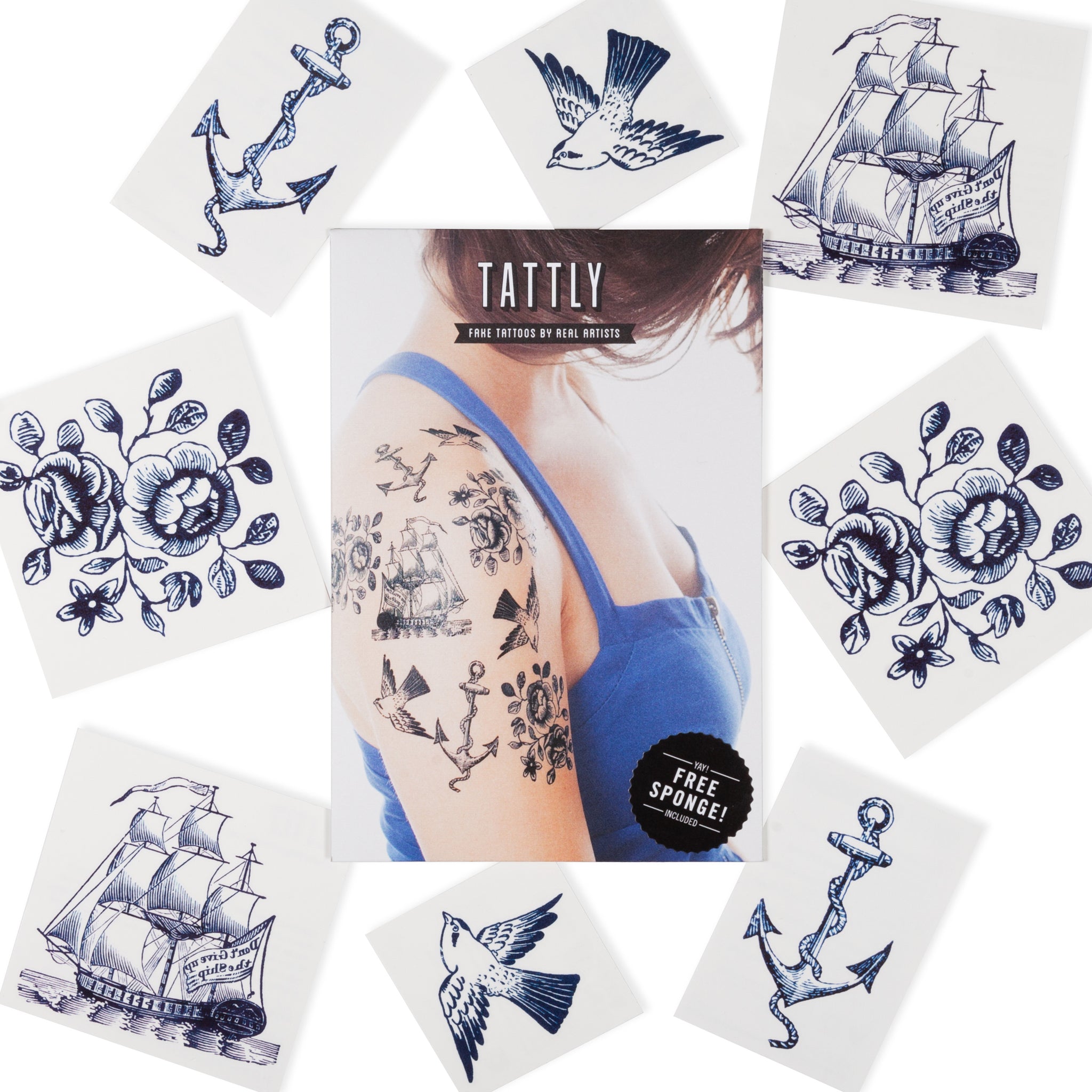 Buy Sailor Temporary Tattoos Waterproof Tattoo Sticker Anchor Nautical  Tattoo Stickers Online at desertcartINDIA