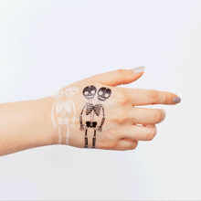 Skeletons (Glow-In-The-Dark) Tattoo