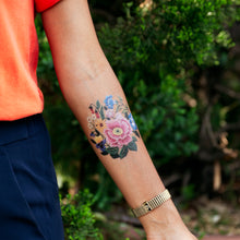 Stitched Bouquet Tattoo