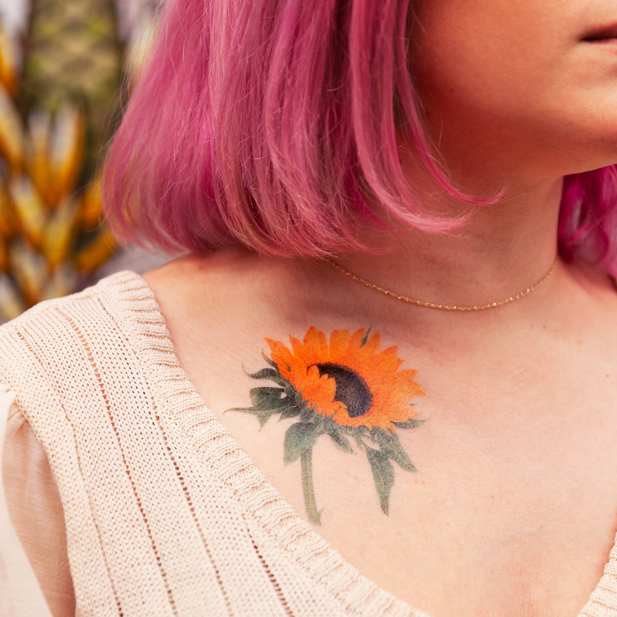 Sweetest Sunflower Tattoo Ever?